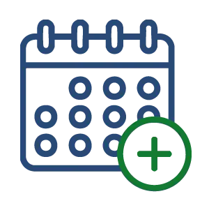 Calendar icons.