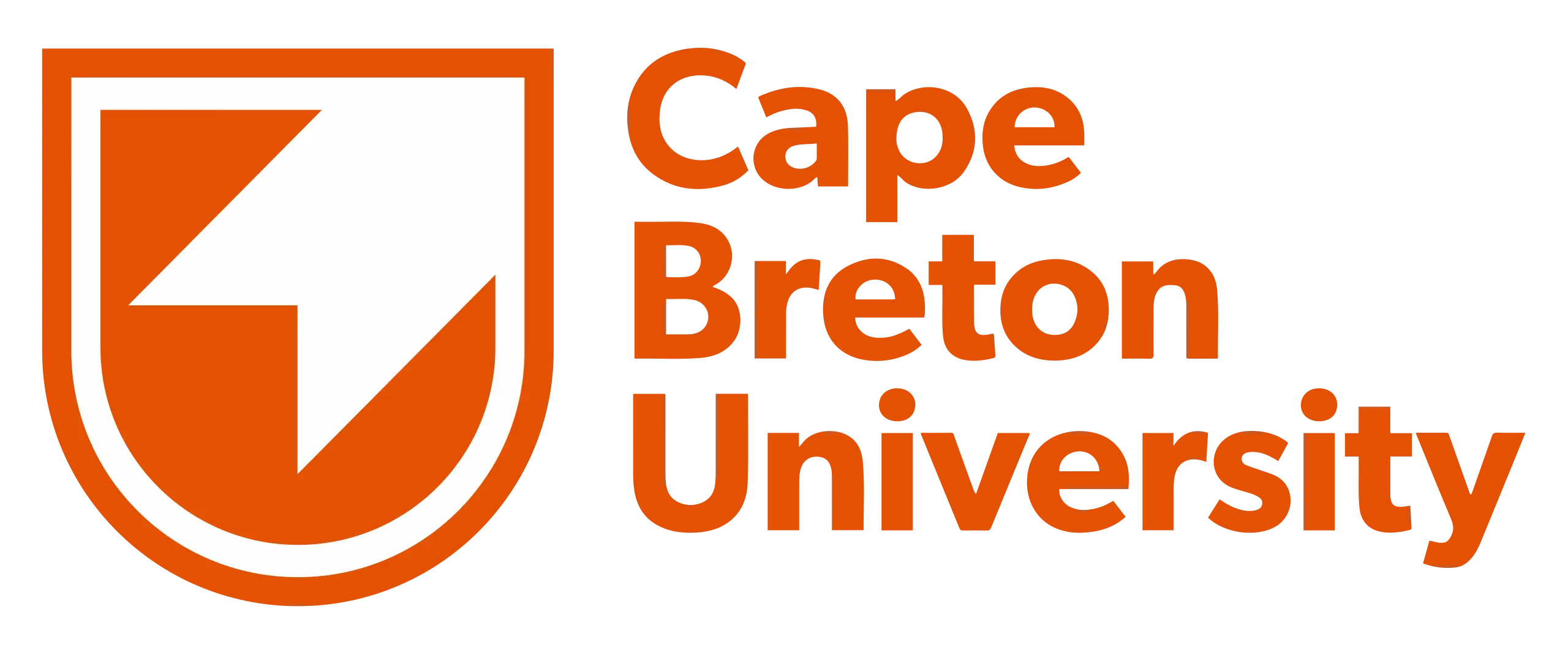 Logo of Capebreton University demonstrating our partnership with them.