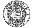 Logo of Northeastern University demonstrating our partnership with them.